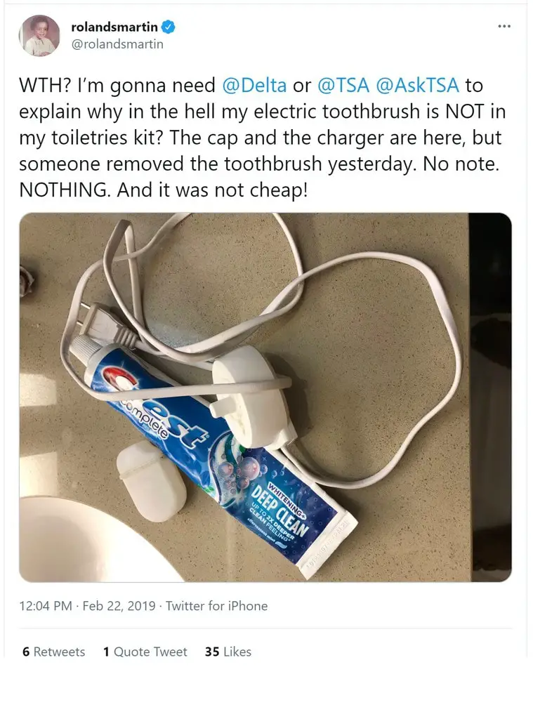 Can You Pack An Electric Toothbrush In Checked Luggage