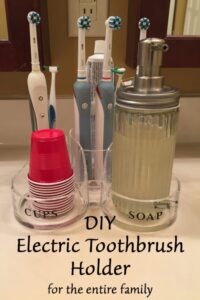 Diy Electric Toothbrush Holder And Toothpaste