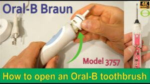 How to Open an Oral B Toothbrush
