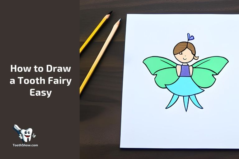 How to Draw a Tooth Fairy Easy