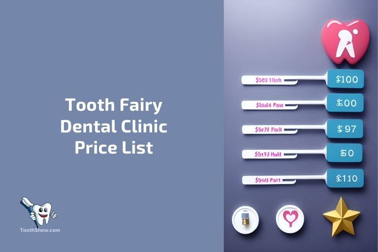 Tooth Fairy Dental Clinic Price List