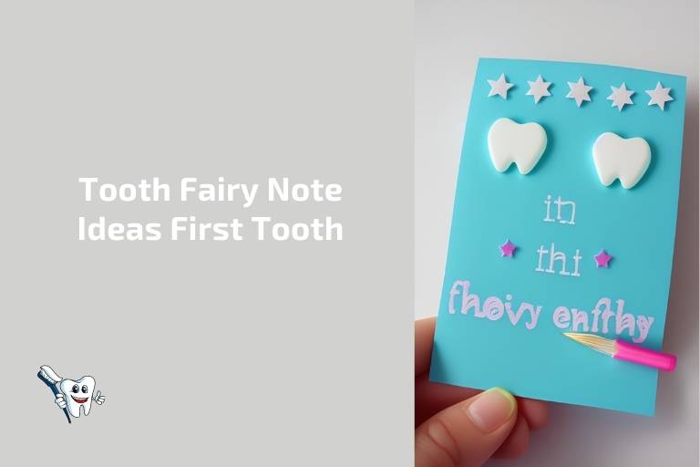 Tooth Fairy Note Ideas First Tooth