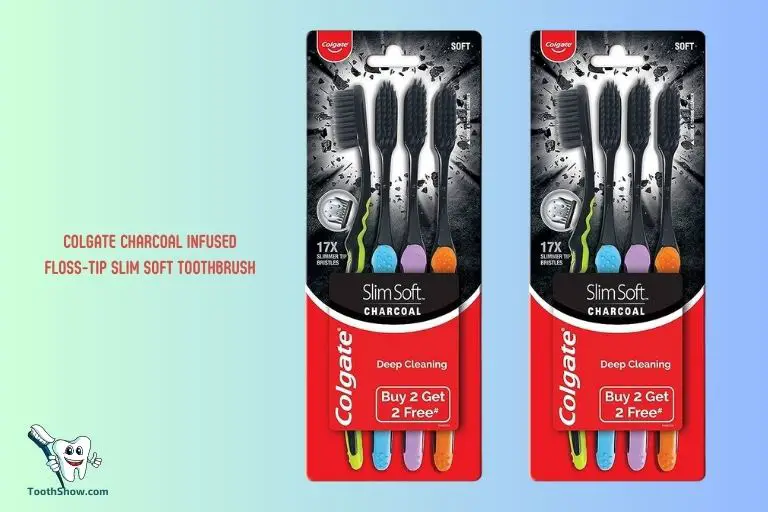 colgate charcoal infused floss tip slim soft toothbrush