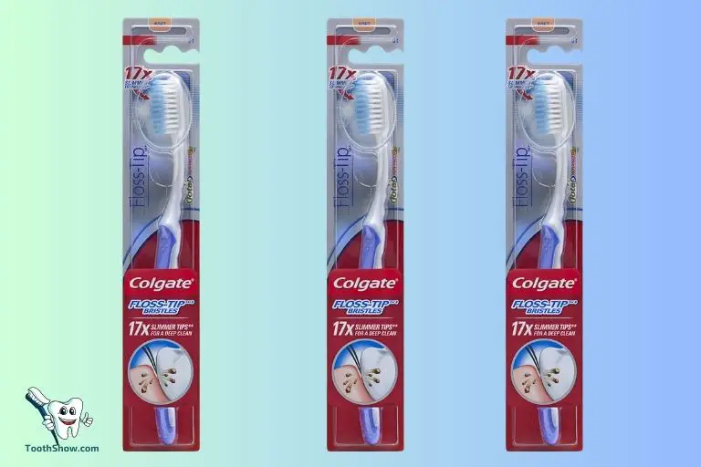 colgate floss tip toothbrush x