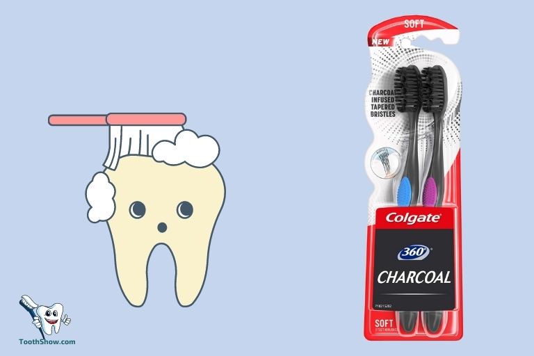 how to use colgate charcoal toothbrush