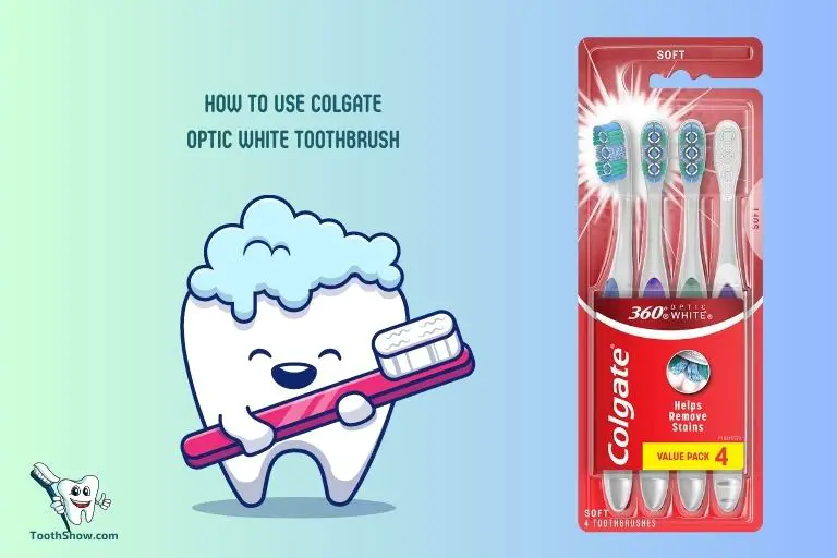 how to use colgate optic white toothbrush