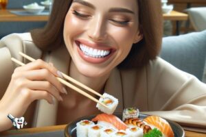 Can I Eat Sushi After Teeth Whitening? No!