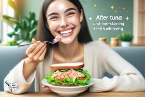 Can I Eat Tuna After Teeth Whitening? Yes!
