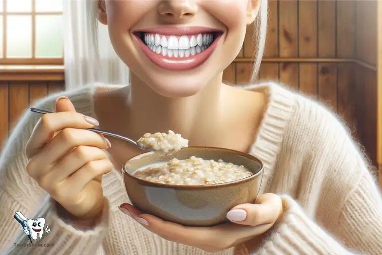 can you eat oatmeal after teeth whitening