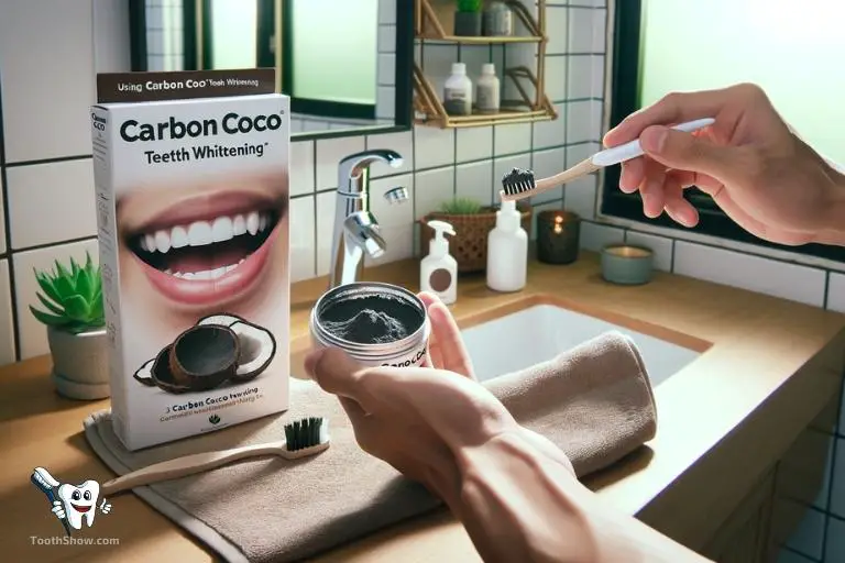 carbon coco teeth whitening how to use