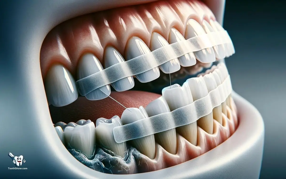 do whitening strips work on bonded teeth