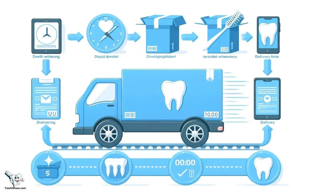 how long does snow teeth whitening take to ship