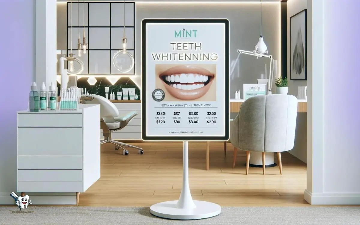 how much is teeth whitening at mint dentistry