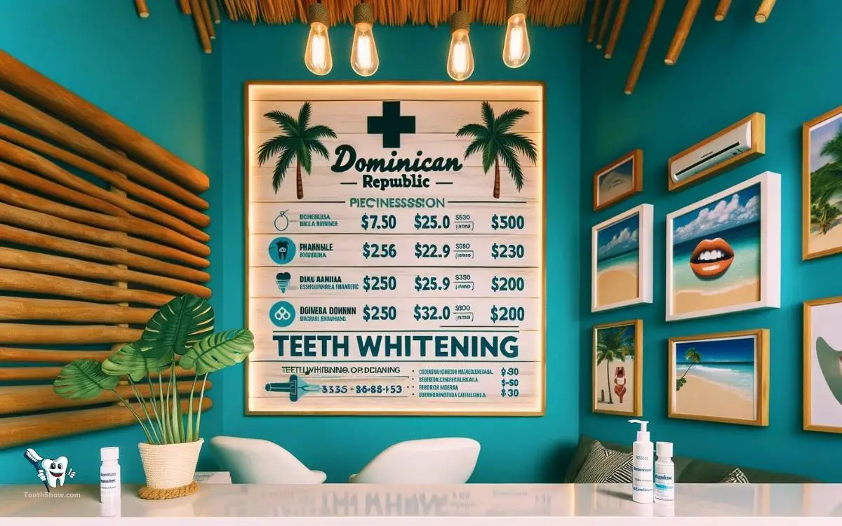 how much is teeth whitening in dominican republic