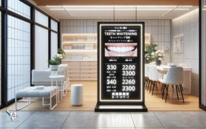 how much is teeth whitening in japan