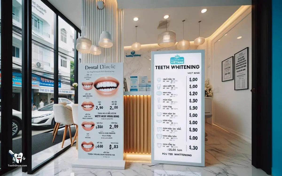 how much is teeth whitening in vietnam