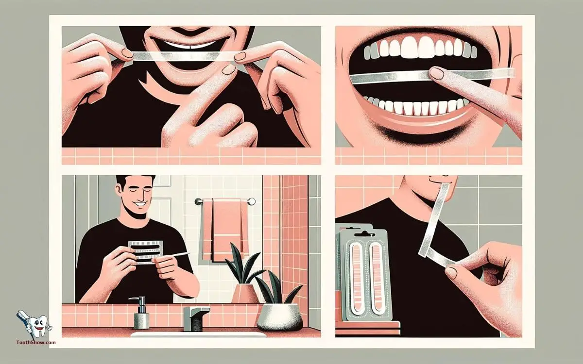 how to put teeth whitening strips on