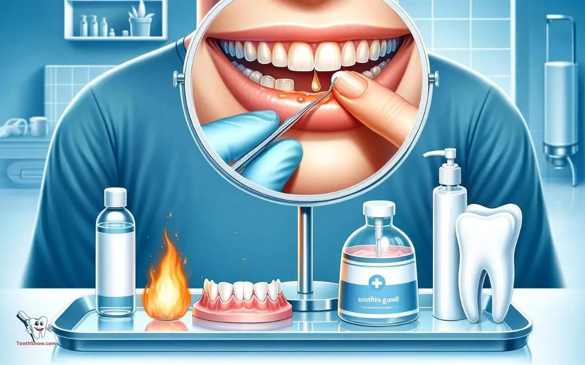 how to treat burned gums from teeth whitening