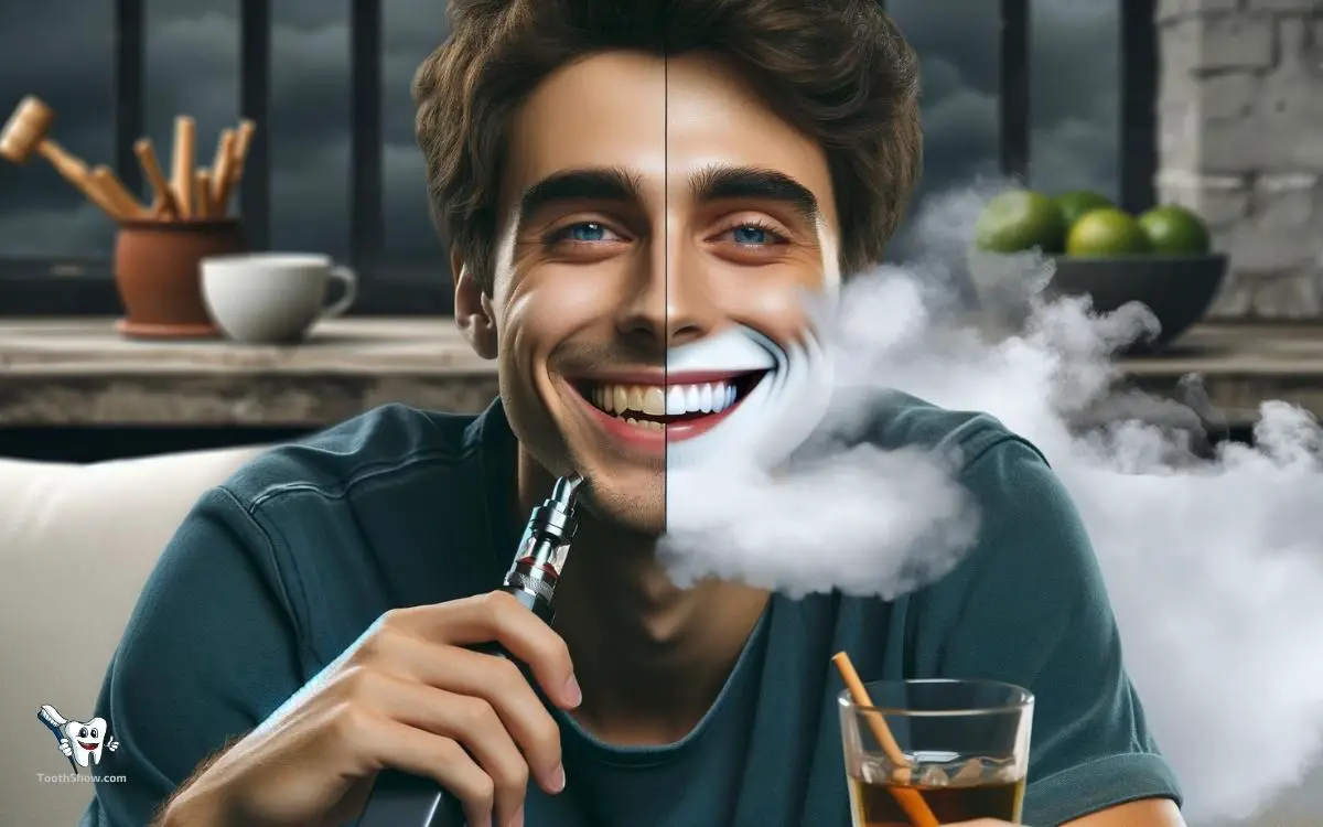 does vaping affect teeth whitening